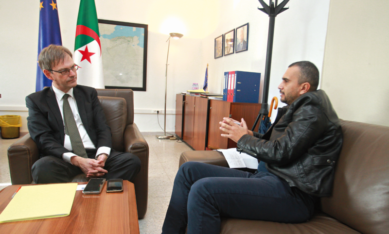 حوار مع السفير الأوروبي بالجزائر