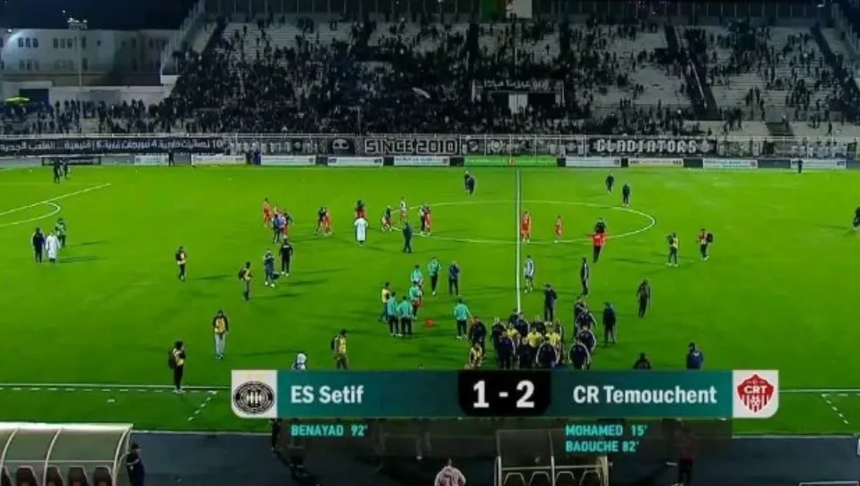 L'équipe de football de Ain Temouchent en difficulté