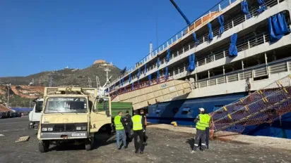 الصورة: ميناء وهران (فيسبوك)