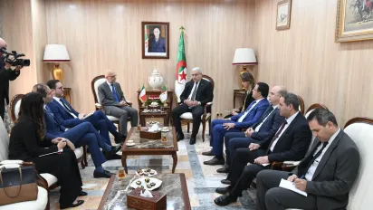 بوغالي يستقبل سفير إيطاليا بالجزائر
