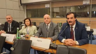 الوفد البرلماني الجزائري .