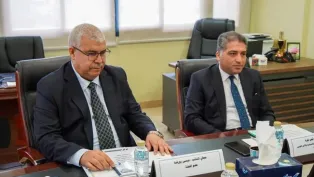 السيناتور، عيسى بورقبة (على اليسار)، الصورة: ح.م