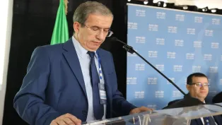 صورة: رئيس حزب جيل جديد، لخضر أمقران.