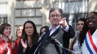 أعضاء من كتلة حزب "فرنسا الأبية" المعارض بفرنسا. ص:ح.م