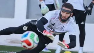 الحارس لوكا زيدان، الصورة: "الفاف".