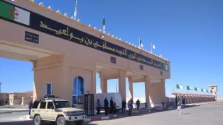 المعبر الحدودي بين الجزائر وموريتانيا، الصورة: ح.م.