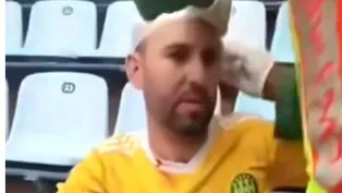 احد ضحايا أحداث ملعب بريتوريا