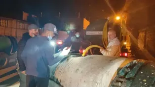 عملية تنظيف بمزرعة الشهيد مختيش عبد القادر بموزاية، الصورة: ح.م.