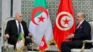 وزير الخارجية الجزائري (على اليسار) ونظيره التونسي، الصورة: وزارة الخارجية.