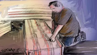 رسم: رابح سوسة، "الخبر".