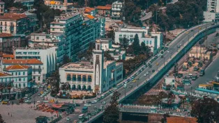 منظر عام لوسط مدينة سكيكدة، الصورة: ح.م.