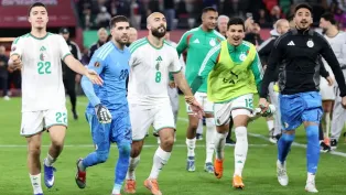 فرحة المنتخب الوطني بالتأهل