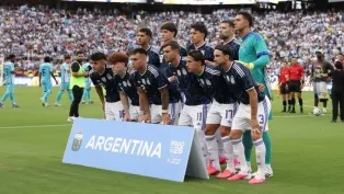 صورة من المواجهة الودية التي جمعت بين منتخب الأرجنتيني ونظيره الهندوراسي