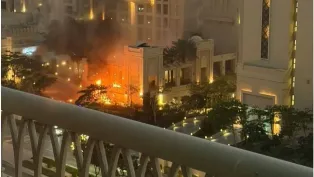 آثار القصف الإيراني على دبي