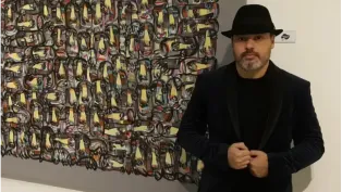 الفنان التشكيلي، حمزة بونوة، الصورة: ح.م