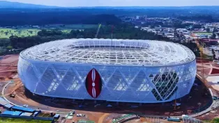 صورة: ملعب جديد قيد الإنجاز في كينيا