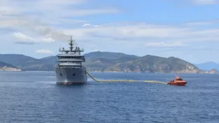 محاكاة لإنقاذ سفينة قيادة القوات البحرية بالواجهة البحرية الشرقية بالناحية العسكرية الخامسة، الصورة: وزارة الدفاع الوطني