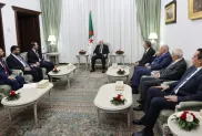 صورة: رئيس الجمهورية يستقبل وزير الخارجية السوري (رئاسة الجمهورية)