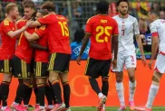 صورة: فرحة لاعبي المنتخب البلجيكي