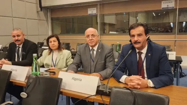 الوفد البرلماني الجزائري .