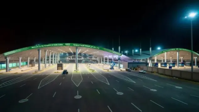 صورة: منفذ سلوى الحدودي بين قطر والسعودية
