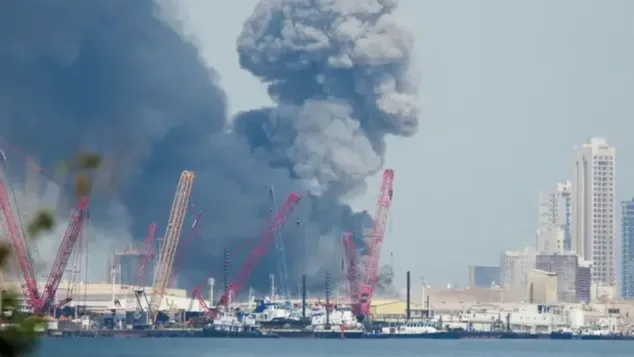 الصورة: انفجارات في العاصمة المنامة، البحرين