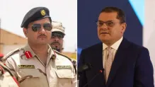 صورة: عبد الحميد الدبيبة وصدام حفتر